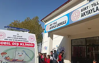 Siirt'te Mobil Diş Kliniği Hizmeti: Akyayla Köyü'nde 36 Vatandaş Muayene Edildi
