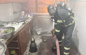 Siirt'te Mutfakta Unutulan Yemek Ev Yangınına Neden Oldu