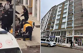 Siirt'te Nihat Aykut Caddesi'nde 3. kattan düşen kadın ağır yaralandı