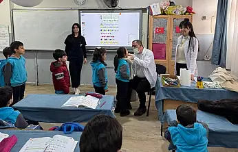 Siirt'te Öğrencilere Yönelik Sağlık Taraması ve Eğitim Çalışmaları Sürdürüyor