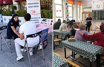 Siirt'te organ bağışı farkındalığı için iki noktada bilgilendirme çalışması
