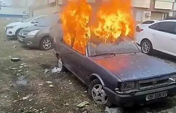 Siirt'te otomobil yakan iki çocuk ifadelerinin ardından serbest bırakıldı