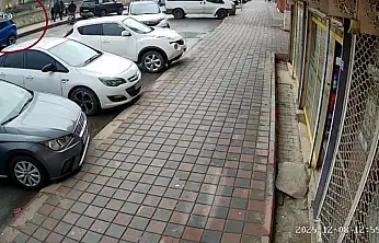Siirt'te otomobilin kundaklanma anları güvenlik kameralarına yansıdı