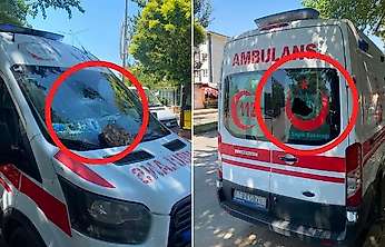 Siirt'te Park Halindeki Ambulansa Saldırı: Tüm Camları Kıran Şüpheli Gözaltında