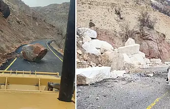 Siirt'te Pervari, Şirvan ve Tillo'da yağış sonrası heyelanlara anında müdahale