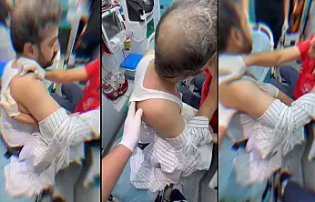 Siirt'te Sağlıkçının Soğukkanlı Müdahalesi Kamerada: Omzu Yerine Oturan Hasta Sağlık Personelini Öptü