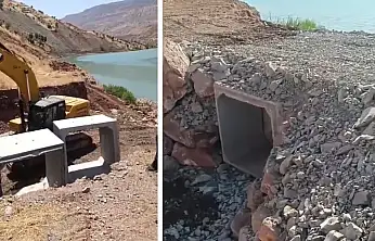 Siirt'te Selin Açtığı Yarık Kapatıldı, Hayvanların Suya Erişimi Sağlandı