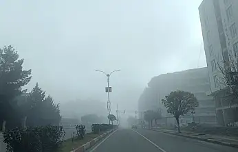 Siirt'te sis etkili oluyor! Görüş mesafesi 50 metreye düştü