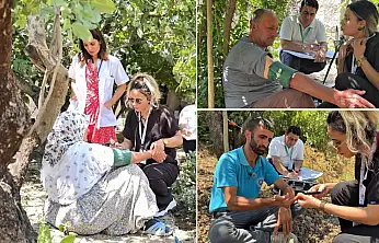 Siirt'te Tarım İşçilerine Yerinde Sağlık Hizmeti: Fıstık Bahçelerinde Sağlık Taraması Yapıldı