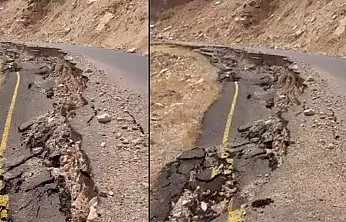 Siirt'te Yağışların Ardından Çöken Köy Yolları Onarılmayı Bekliyor