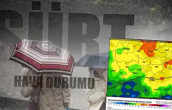 Siirt'te Yağışlı Günler Başlıyor: 5 Günlük Hava Tahmini Açıklandı (12 Kasım - 16 Kasım Siirt Hava Durumu)