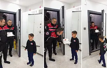 Siirt'te Yunus Polislerinden Minik Muhammed Emin'e Doğum Günü Sürprizi