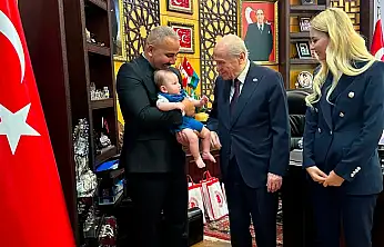 Siirt Ülkü Ocakları İl Başkanı Dr. Kadir Ekin, Devlet Bahçeli'yi Ziyaret Etti