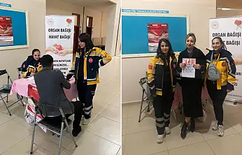 Siirt Üniversitesi'nde organ bağışı için gönüllü kayıtlar alındı