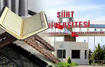 Siirt Üniversitesi'nde Tefsir kadrosu için kazanan aday belli oldu