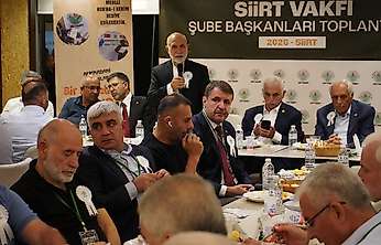 Siirt Vakfı Şube Başkanları Toplantısı Siirt'te Gerçekleştirildi