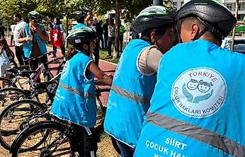 Siirtli Çocuklar İklim İçin Pedal Çevirdi