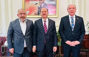 Siirtli iş insanı Seyithan Solmaz'dan Adalet bakan yardımcısı Ramazan Can'a anlamlı ziyaret