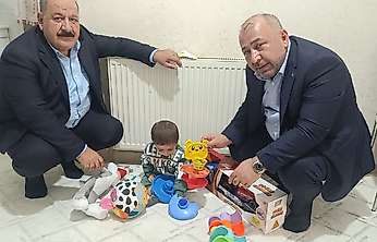 Siirtli İş İnsanı Seyithan Solmaz'dan DMD Hastası Halil Eren'e Destek