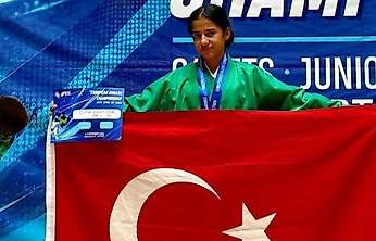 Siirtli öğrenci Dicle Polat Avrupa şampiyonu oldu