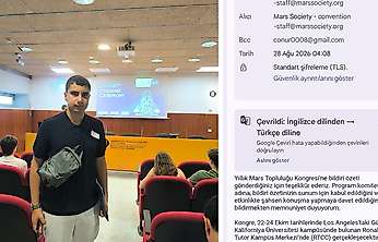 Siirtli Öğrenci Onur Çakır'dan Uzay Teknolojisinde Büyük Başarı: Neo-Derinkuyu Mars Society 2026'da Konuşulacak