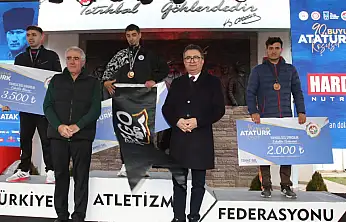 Siirtli özel sporcu İsa Beştaş Büyük Atatürk Koşusu'nda ikinci oldu
