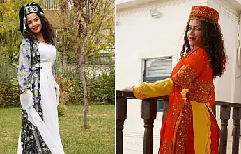 Siirtli Sanatçı Deniz Toprak, Siirt Olgunlaşma Enstitüsü'nde Siirt'in Gül Sariye ve Hüma Şal-Şepiklerini Üzerinde Taşıdı