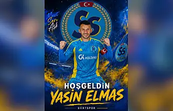 Siirtspor'dan İlk Transfer Hamlesi: Tecrübeli Futbolcu Yasin Elmas Sarı-Mavili Formayı Giydi