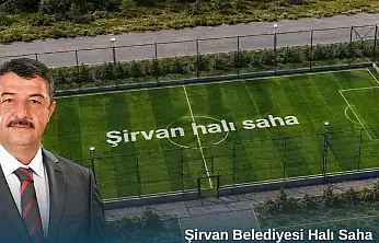 Şirvan'da Halı Saha Projesinde Çalışmalar Başladı