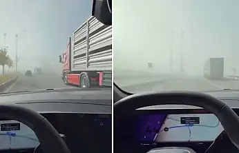 Sürücüler Dikkat! Siirt'in O Noktasında Görüş Mesafesi 50 Metrenin Altına düştü