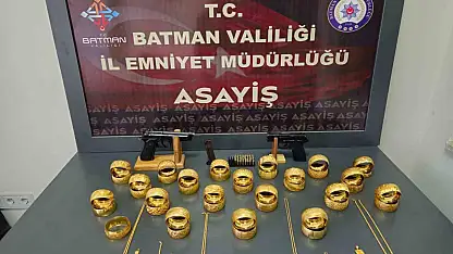 Batman'da silahlı kuyumcu soygunu saniye saniye çözüldü: 8 şüpheli yakalandı