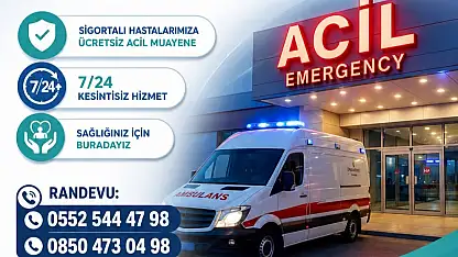 Özel Siirt Hayat Hastanesi'nden sigortalı hastalara ücretsiz acil muayene