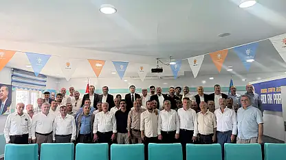 Siirt İl Genel Meclisi Başkanı Öncülüğünde AK Parti Siirt İl Başkanı Gider'e Hayırlı Olsun Ziyareti