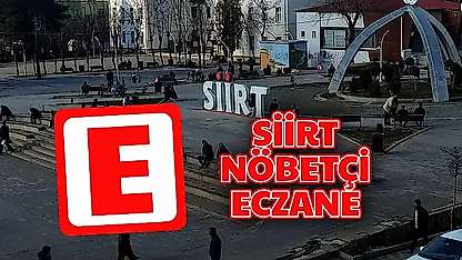 Siirt'te 23 Ağustos 2026 Pazar Nöbetçi Eczaneler