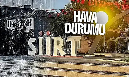 Meteoroloji Açıkladı: Siirt'in 5 Günlük Hava Durumu Belli Oldu, Sıcaklık 39 Dereceyi Görecek