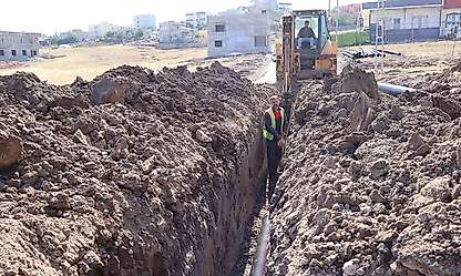 Siirt Kurtalan'da altyapı çalışmaları sürüyor