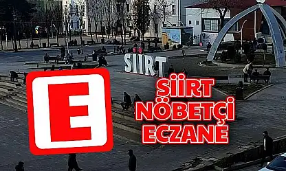 Siirt'te 20 Temmuz 2026 Pazartesi Günü Nöbetçi Eczaneler – Siirt Nöbetçi Eczaneler