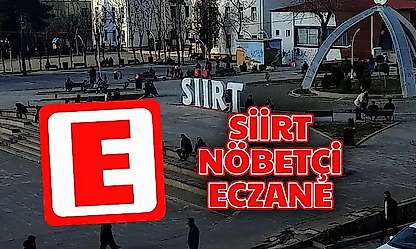 Siirt'te 23 Ağustos 2026 Pazar Nöbetçi Eczaneler