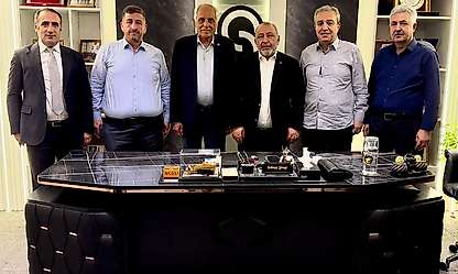 Siirtli İş İnsanı Seyithan Solmaz, Afif Demirkıran ve Beraberindeki Heyeti Ağırladı