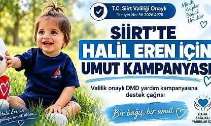 Siirtli İş İnsanı Seyithan Solmaz'dan Halil Eren'in Kampanyasına 90 Bin TL Destek