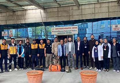 Siirt'te KBRN Tatbikatı Gerçeğini Aratmadı