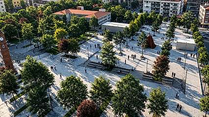 Siirt 15 Temmuz Demokrasi Meydanı'nda üstyapı ve çevre düzenleme çalışmaları başlıyor