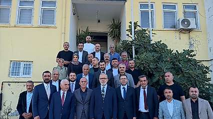 AK Parti Grup Başkanvekili Yenişehirlioğlu ve Beraberindeki Heyetten Gökçebağ Belediyesine Ziyaret
