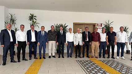 AK Parti Siirt Heyeti İl Genel Meclisini Ziyaret Etti
