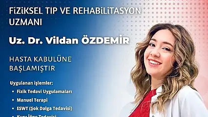 Fizik Tedavi Uzmanı Dr. Vildan Özdemir Özel Siirt Duru Hastanesi'nde Göreve Başladı
