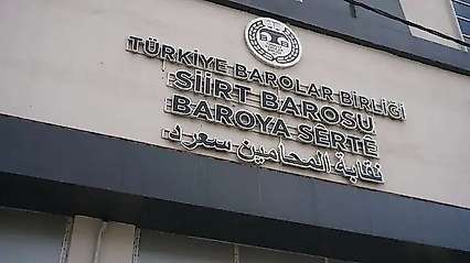 Siirt Barosu'ndan bilirkişilik başvuruları için çağrı: 'Şeffaf ve objektif değerlendirme istiyoruz'
