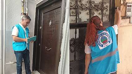 Siirt Belediyesi İhtiyaç Sahibi Yaşlı Ve Engellileri Evlerinde Ziyaret Ediyor