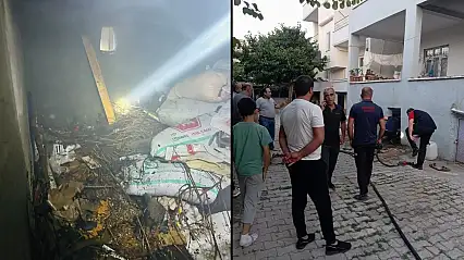 Siirt'in Kurtalan ilçesinde bodrum kat yangını