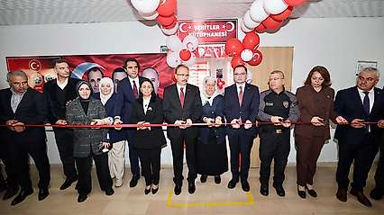 Siirt Kurtalan'da Şehit Polislerin Adını Taşıyan Kütüphane Açıldı