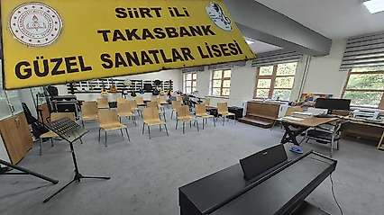 Siirt Takasbank Güzel Sanatlar Lisesi'nde 5 Alan İçin Kontenjan Açıldı